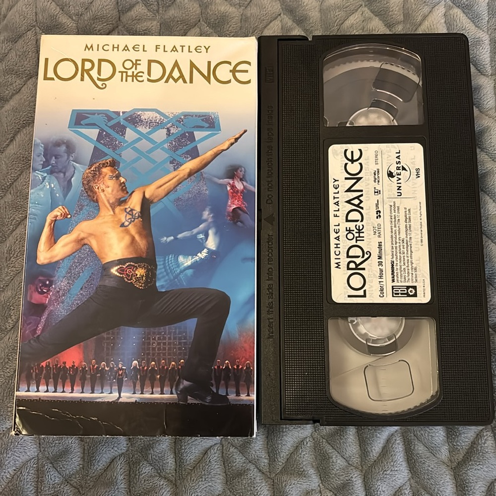 Michael Flatley Lord Of The Dance VCR TAPE 1.5 hrs